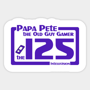 Papa Pete's - The 125 Sticker